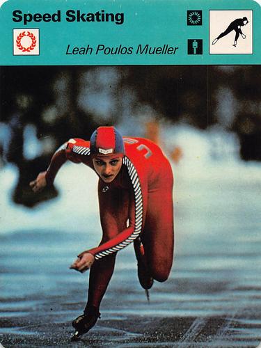 1977-79 Sportscaster Series 80 #80-05 Leah Poulos-Mueller Front