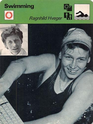 1977-79 Sportscaster Series 80 #80-15 Ragnhild Hveger Front