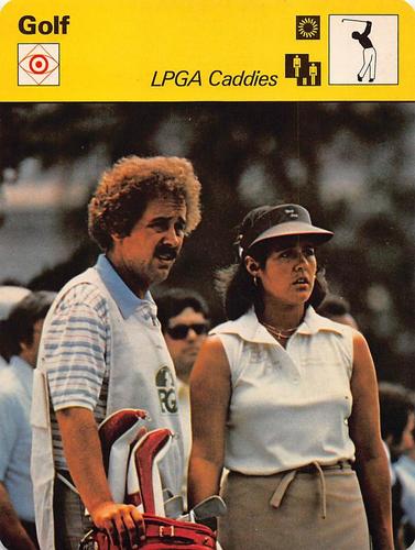 1977-79 Sportscaster Series 80 #80-12 LPGA Caddies Front