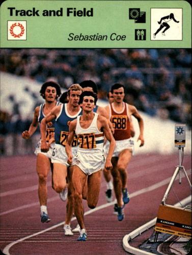 1977-79 Sportscaster Series 80 #80-20 Sebastian Coe Front