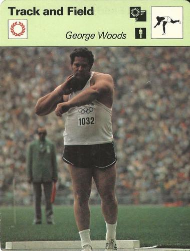 1977-79 Sportscaster Series 81 #81-06 George Woods Front