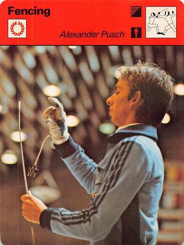 1977-79 Sportscaster Series 81 #81-04 Alexander Pusch Front