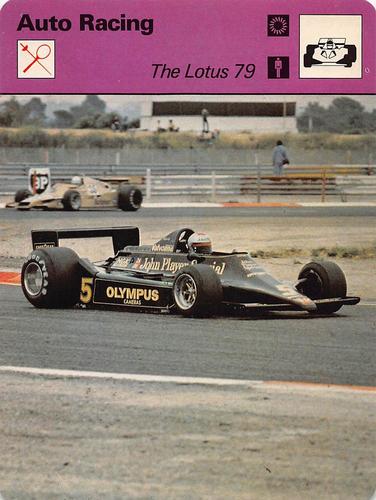 1977-79 Sportscaster Series 81 #81-12 The Lotus 79 Front