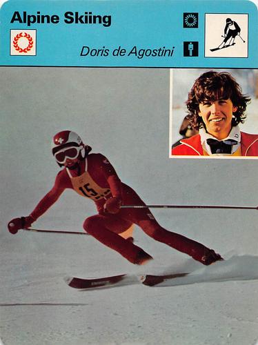 1977-79 Sportscaster Series 83 #83-01 Doris de Agostini Front