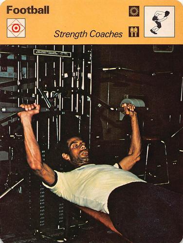 1977-79 Sportscaster Series 84 #84-11 Strength Coaches Front