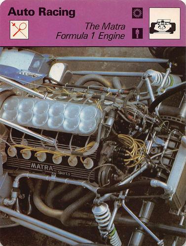 1977-79 Sportscaster Series 87 #87-22 The Matra Formula 1 Engine Front