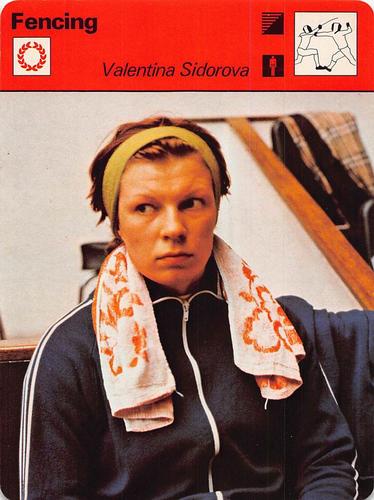 1977-79 Sportscaster Series 88 #88-10 Valentina Sidorova Front