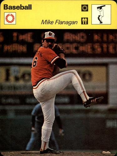 1977-79 Sportscaster Series 102 #102-01 Mike Flanagan Front