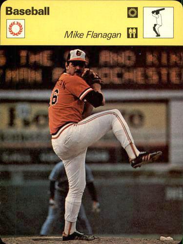 1977-79 Sportscaster Series 102 #102-01 Mike Flanagan Front