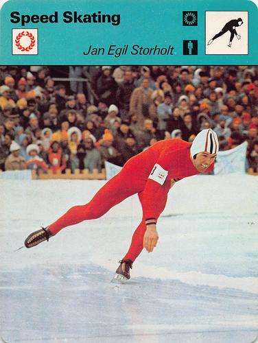 1977-79 Sportscaster Series 102 #102-06 Jan Egil Storholt Front