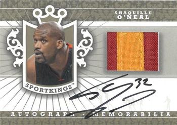 2013 Sportkings Series F - Autograph Memorabilia Gold #AM-SO3 Shaquille O'Neal Front