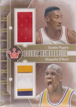 2013 Sportkings Series F - Double Memorabilia Gold #DM-06 Scottie Pippen / Shaquille O'Neal Front