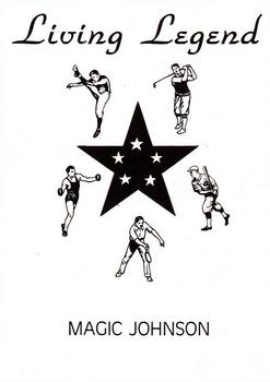 1990 Living Legends Orange (unlicensed) #NNO Magic Johnson Back