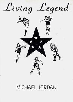 1990 Living Legends Orange (unlicensed) #NNO Michael Jordan Back