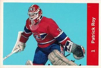 1992-93 Canadian Card News Repli-Cards #1 Patrick Roy Front