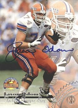 1996-97 Score Board Autographed Collection - Silver Foil Autographs #NNO Jason Odom Front