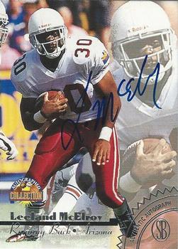 1996-97 Score Board Autographed Collection - Silver Foil Autographs #NNO Leeland McElroy Front