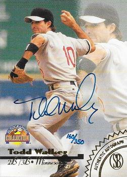 1996-97 Score Board Autographed Collection - Gold Foil Autographs #NNO Todd Walker Front