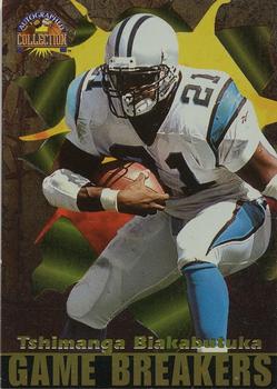 1996-97 Score Board Autographed Collection - Game Breakers #GB27 Tshimanga Biakabutuka Front