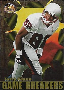 1996-97 Score Board Autographed Collection - Game Breakers Gold #GB25 Terry Glenn Front