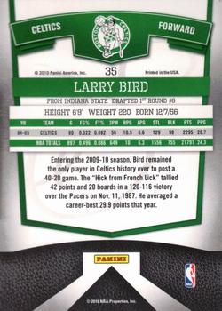 2010 Donruss Elite National Convention #35 Larry Bird Back