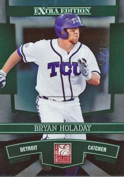 2010 Donruss Elite National Convention - Green #50 Bryan Holaday Front