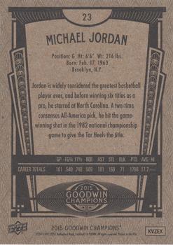 2015 Upper Deck Goodwin Champions #23 Michael Jordan Back