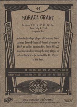 2015 Upper Deck Goodwin Champions #44 Horace Grant Back