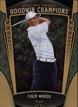 2015 Upper Deck Goodwin Champions #90 Tiger Woods Front