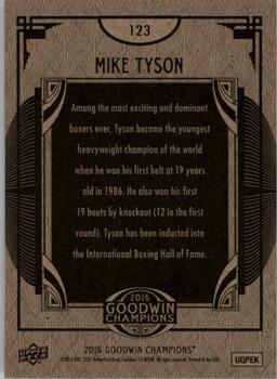 2015 Upper Deck Goodwin Champions Trading Card #5 Mike Tyson