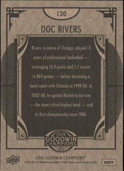 2015 Upper Deck Goodwin Champions #130 Doc Rivers Back
