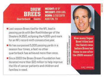 2015 Sports Illustrated for Kids #446 Drew Brees Back