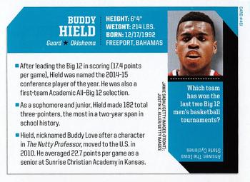 2015 Sports Illustrated for Kids #461 Buddy Hield Back