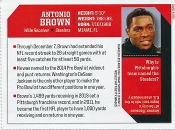 2015 Sports Illustrated for Kids #388 Antonio Brown Back
