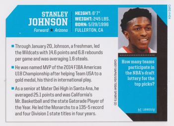 2015 Sports Illustrated for Kids #404 Stanley Johnson Back
