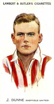 1931 Lambert & Butler Footballers 1930-1 #11 Jimmy Dunne Front