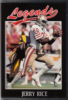 1991 Legends Sports Memorabilia #54 Jerry Rice Front