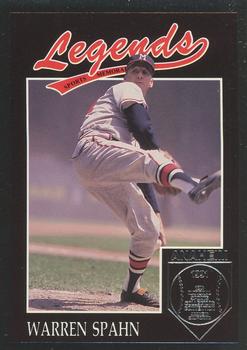 1991 Legends Sports Memorabilia #19 Warren Spahn Front