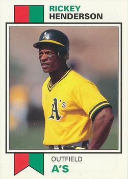 1993 SCD Sports Card Pocket Price Guide #77 Rickey Henderson Front