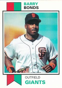 1993 SCD Sports Card Pocket Price Guide #92 Barry Bonds Front