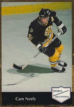 1991 Sports Educational Magazine #53 Cam Neely Front