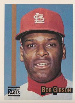1991 Pocket Pages #1 Bob Gibson Front