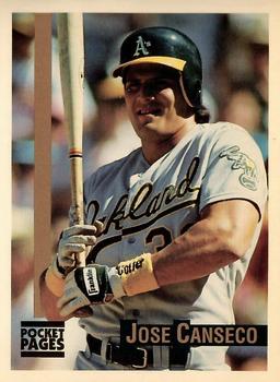 1991 Pocket Pages #6 Jose Canseco Front