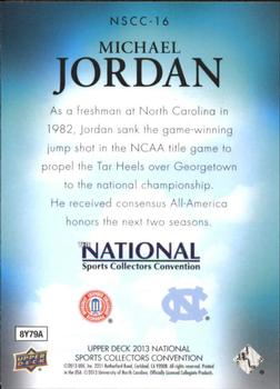 2013 Upper Deck National Convention #NSCC-16 Michael Jordan Back