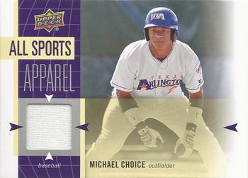 2011 Upper Deck World of Sports - All Sports Apparel #AS-MC Michael Choice Front