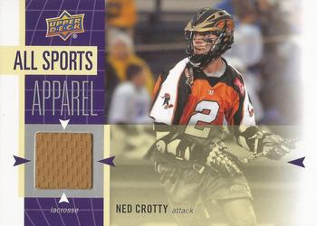 2011 Upper Deck World of Sports - All Sports Apparel #AS-NC Ned Crotty Front