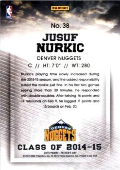 2015 Panini Father's Day #38 Jusuf Nurkic Back