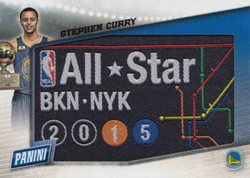 2015 Panini Father's Day - NBA All-Star Game Patch #AS1 Stephen Curry Front