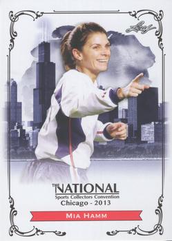 2013 Leaf National Convention #N-MH2 Mia Hamm Front