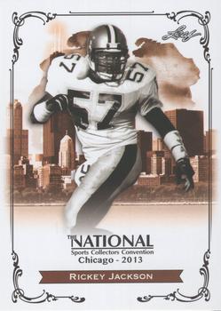 2013 Leaf National Convention #N-RJ2 Rickey Jackson Front